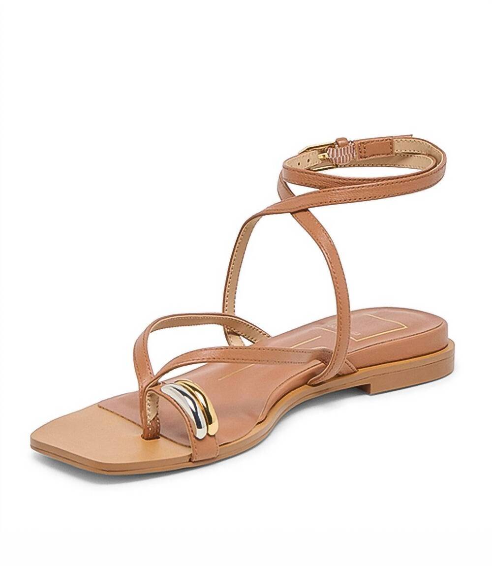 NEW DOLCE VITA women's tyrice wrap sandals in tan